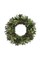 Perfect Holiday 24" Jasper Mixed Pine Wreath With Pine Cones And Red Berry Clusters